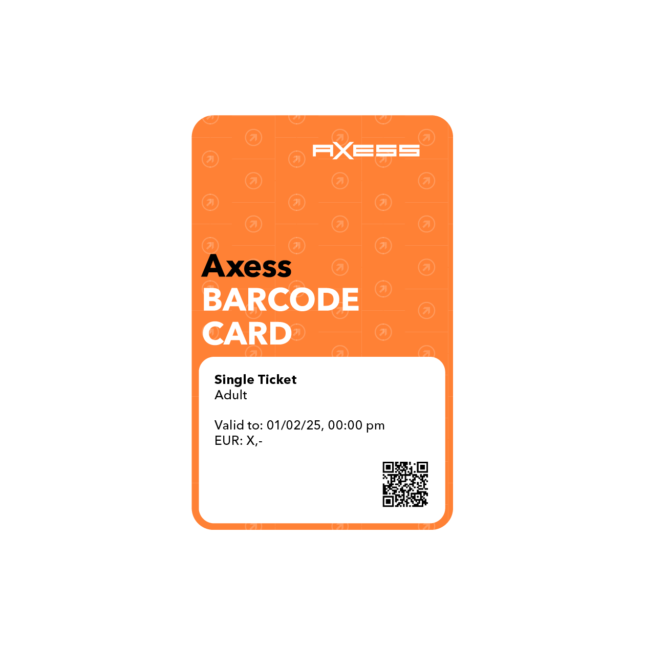 148x148 BARCODE CARD - QR-Code